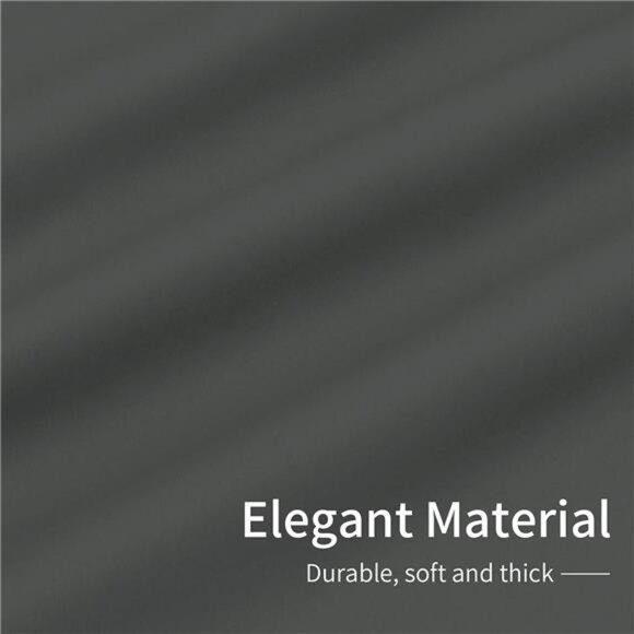 Blackout Curtains for Bedroom, 2 Panels Solid Thermal Insulated Grommet - Picture 6 of 7